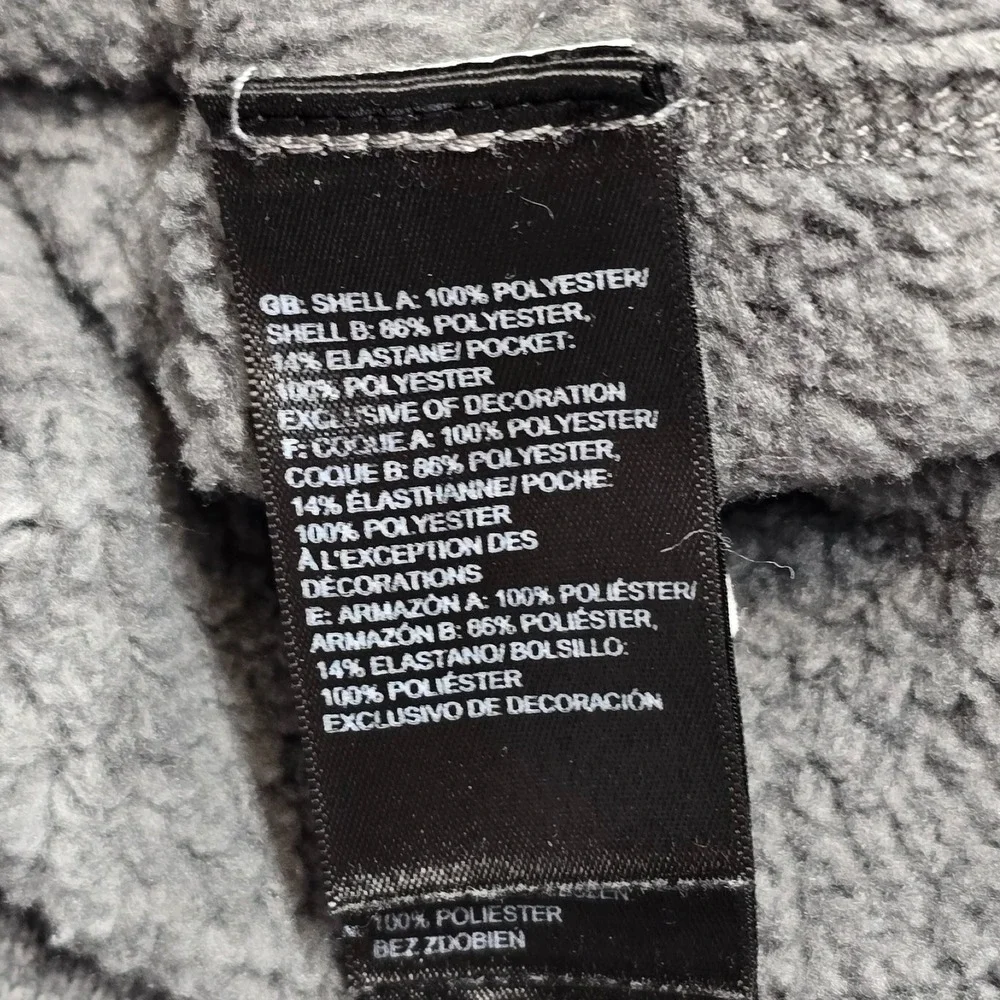 The North Face Fleece Quarter Zip Pullover Gray Outdoor Casual‎ Men's M